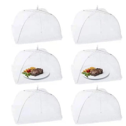 Pop-Up Mesh Food Cover - Collapsible Insect Protection Tent for Outdoor Dining