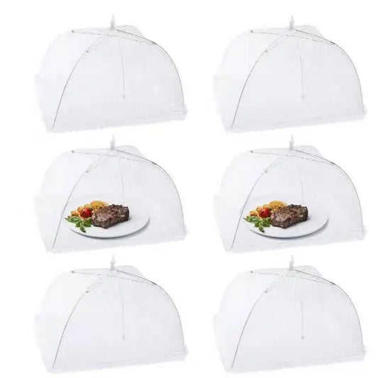 Pop-Up Mesh Food Cover - Collapsible Insect Protection Tent for Outdoor Dining