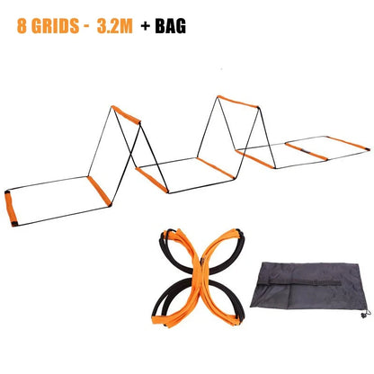 Dual-Purpose Soccer Training Jump Ladder - Ultimate Agility Training Tool
