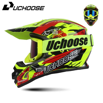 DOT Approved Motocross Helmet - Off-Road Racing Helmet for Men & Women (Downhill, Enduro, Cross)