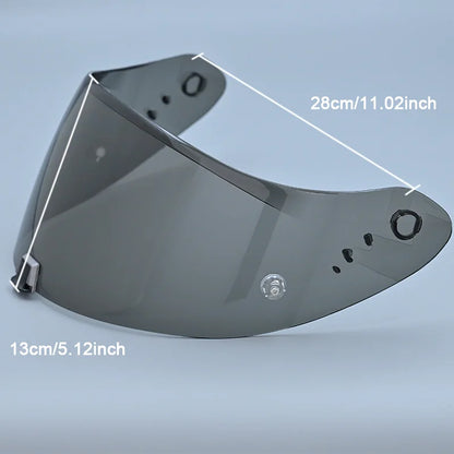 Motorcycle Helmet Visor Lens KDF-16-1 Compatible - Anti-UV Anti-Scratch Photochromic Shield for Full Face Helmets