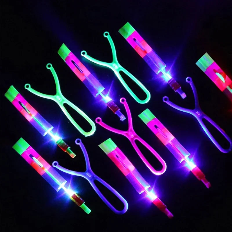 LED Light Arrow Rocket Helicopter Toy
