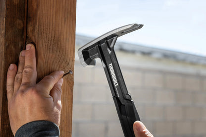 Professional Steel Rip Hammer with Magnetic Nail Starter - Smooth Face Multi-Function Hand Tool (16 oz / 18 oz)