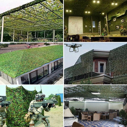 210D Oxford Military Camouflage Netting - Garden Gazebo Sun Shelter Net for Hunting & Outdoor Use