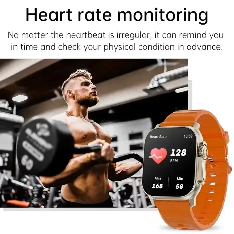Ultra Series Sport Smart Watch 49mm | BT Calling, NFC, Health Tracking