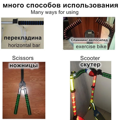 Foam Handle Grips 22cm Pair Multiuse Sponge Bar Covers for Cycling Bike Horizontal Bar Pull Up Gym Home Fitness Equipment