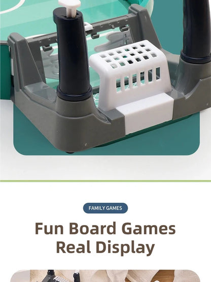 Mini Tabletop Soccer Game - Portable Desktop Foosball for Family & Friends