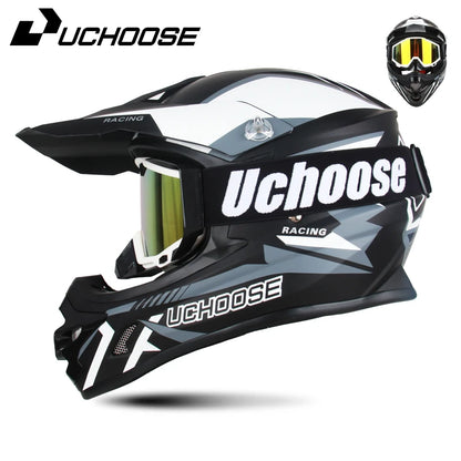 DOT Approved Motocross Helmet - Off-Road Racing Helmet for Men & Women (Downhill, Enduro, Cross)