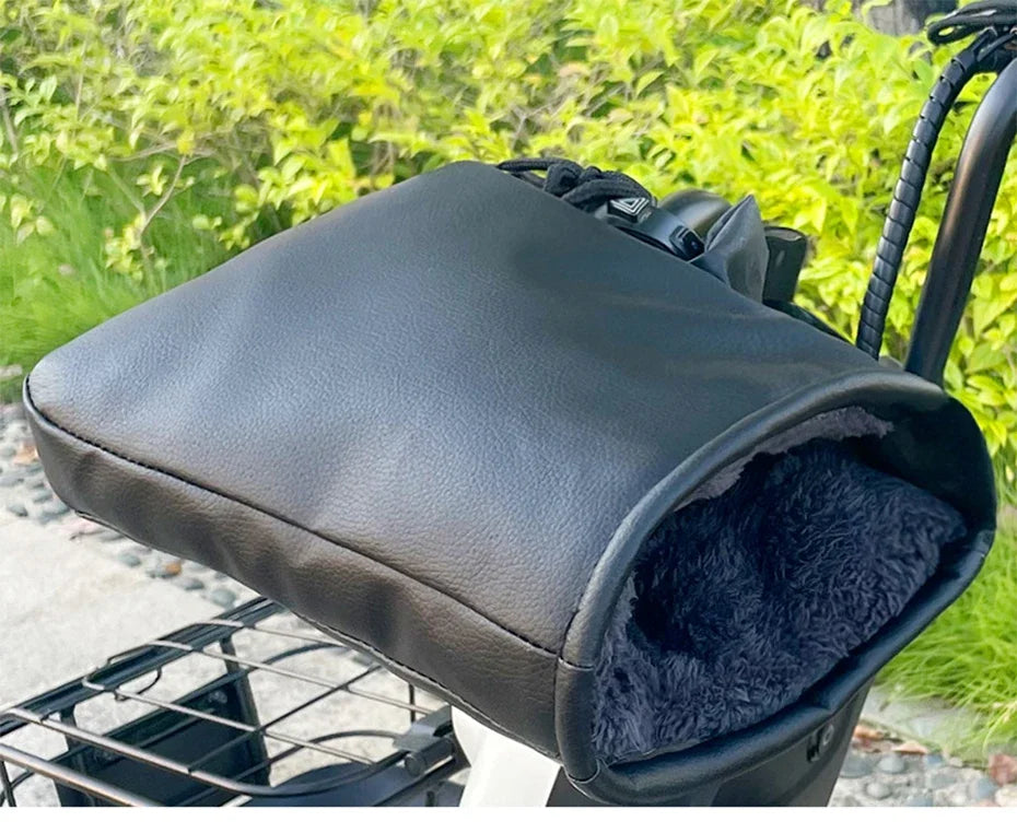 Waterproof Winter Handlebar Muffs - Motorcycle & Bicycle Hand Warmers