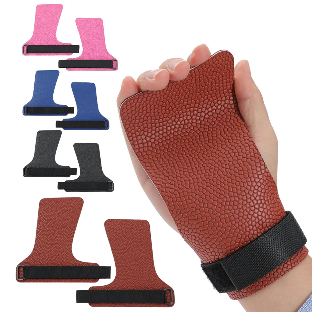 Premium CrossFit Hand Grips - 2.2mm PU Microfiber No-Hole Palm Protectors for Pull-Ups, Weightlifting & Gymnastics