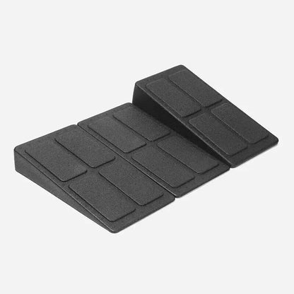 3-Piece Adjustable Squat Wedge Block Set - Non-Slip EPP Foam Slant Board for Squats, Deadlifts & Calf Stretching