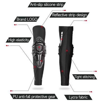 MOTOWOLF Summer Motorcycle Elbow Pads - MTB Cycling Motocross Protection for BMX DH ATV