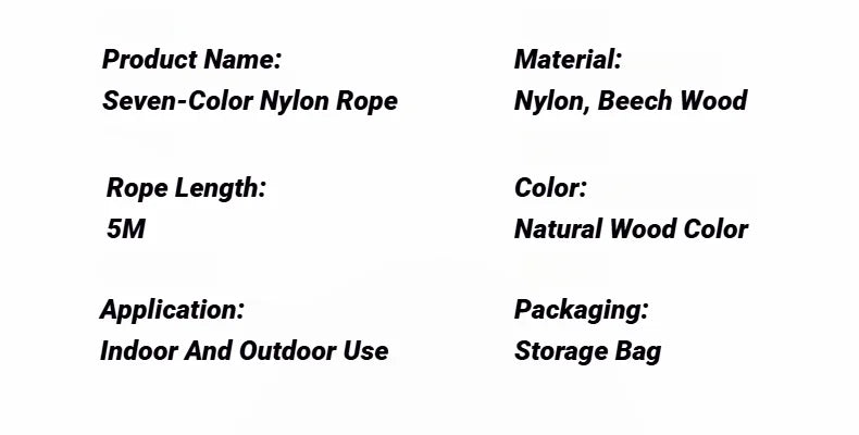 Rainbow Group Jump Rope 5M - Long Speed Skipping Rope with Anti-Slip Handles for Students, School & Outdoor Sports