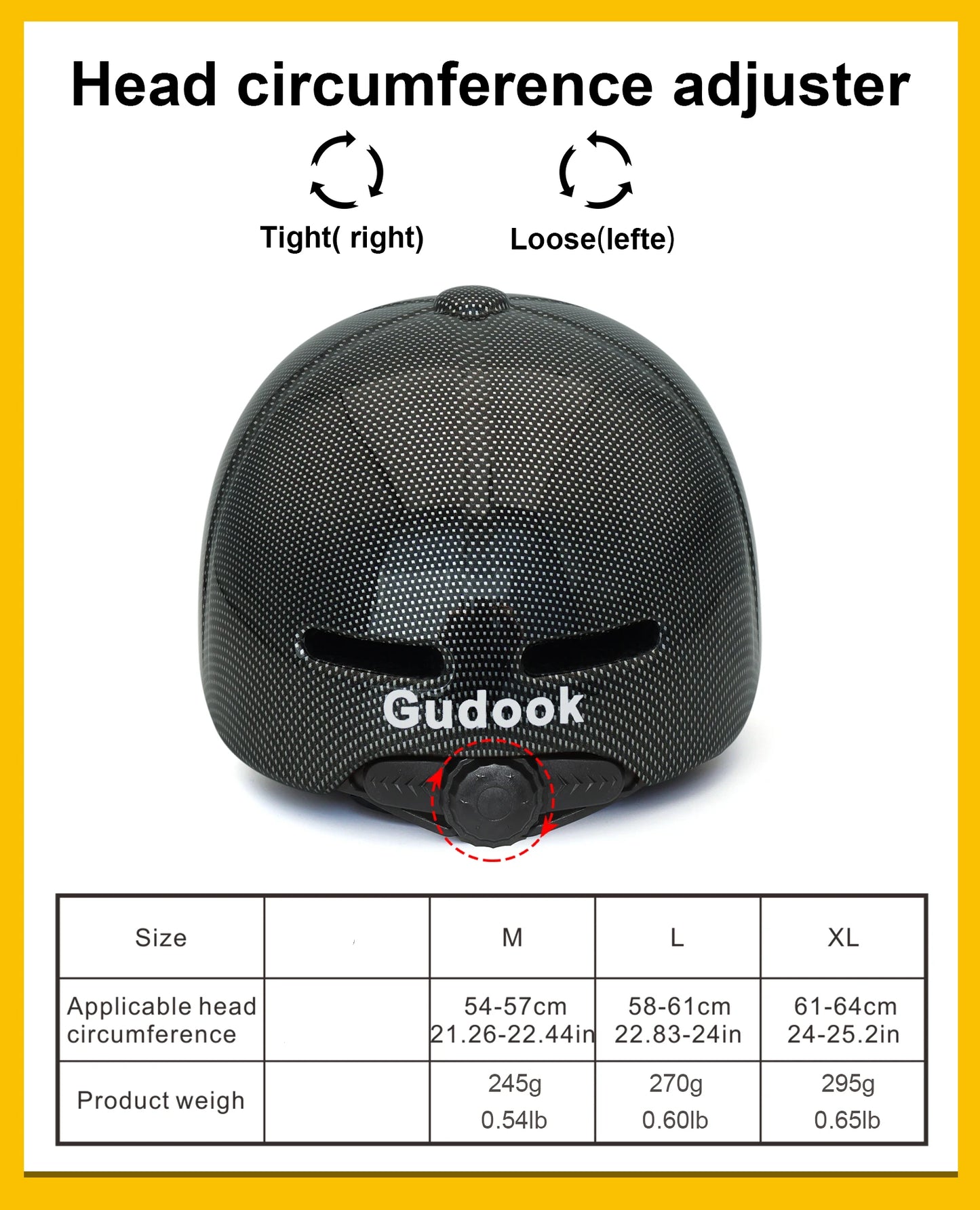 GUDOOK Baseball Cap Style Bicycle Helmet - Adjustable Adult Mountain & Road Bike Helmet with Peak