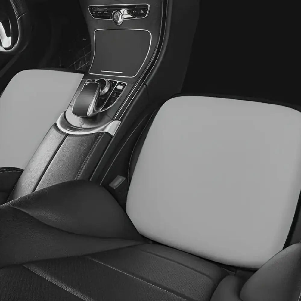 Elastic Memory Foam Seat Cushion - Soft Bounce-Back Design with Breathable Cover - Removable Washable Pad for Office & Long Sitting