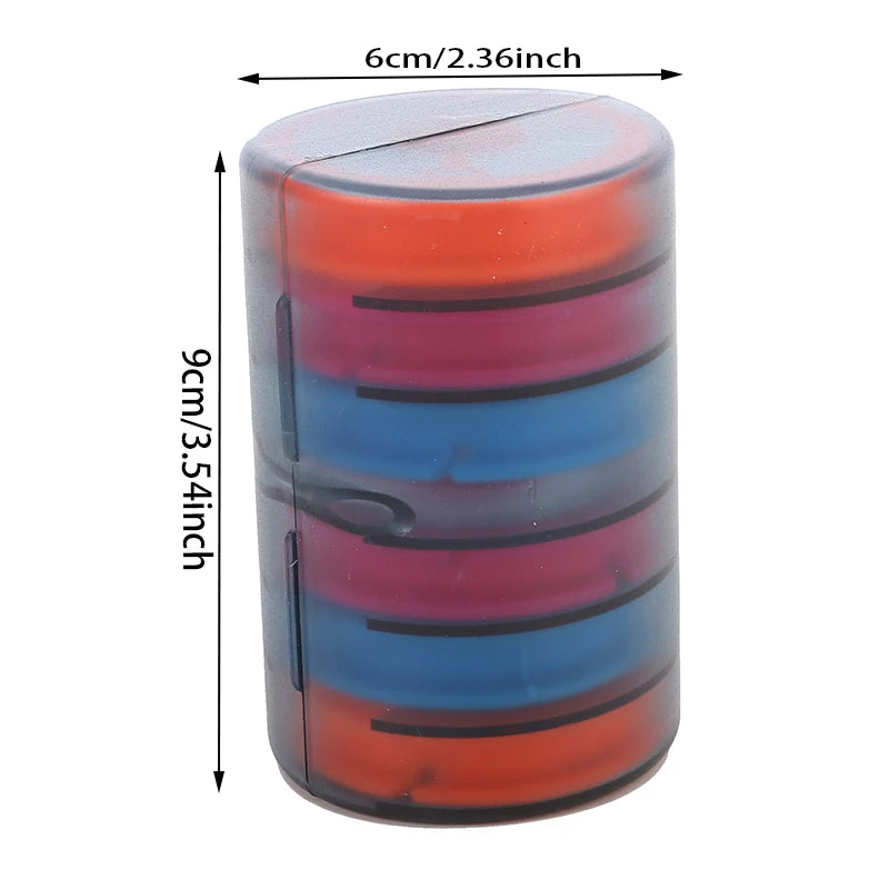 Professional Fishing Line Organizer Box - Multi-Spool Winding Board with Storage