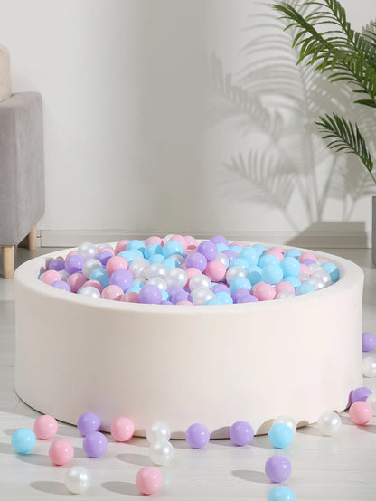 Eco-Friendly Ball Pit Balls - BPA-Free Non-Toxic Soft Plastic Ocean Balls 5.5cm (100pcs with Mesh Bag)