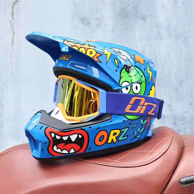 Full-Face Off-Road Motorcycle Helmet - Model 903 - Electric Vehicle Mountain Downhill - All-Season