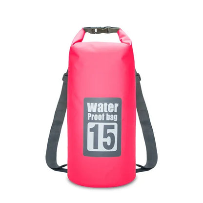 Waterproof Dry Bag Set - 5L/10L/15L/20L/30L PVC Storage Sacks for Kayaking, Canoeing, Rafting & Swimming Adventures