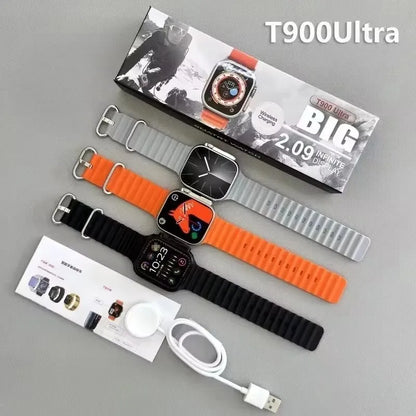49mm Ultra Smart Watch - 2.09" AMOLED Screen, Bluetooth Call, Heart Rate Monitor, Fitness Tracker & Health Monitoring (Men & Women)