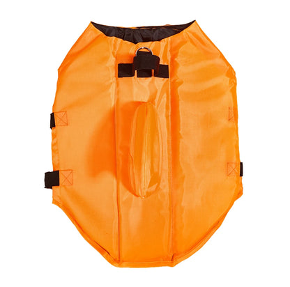 Enhanced Buoyancy Dog Life Jacket - Safety Swimming Vest with Handle for Small Medium Large Dogs - Shark Design Surfing Gear