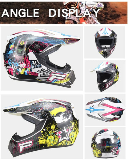 Full Face Motocross Helmet - Off-Road Downhill AM DH Cross Capacete - Free Shipping + 3 Free Gifts