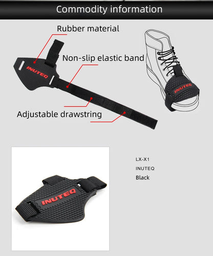 Motorcycle Shifter Boot Cover - Anti-Slip Protective Shoe Pad Shield