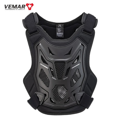 All-Season Motorcycle Armor Vest - PE Shell Body Protection for Motocross, Dirt Bike & MTB - Men & Women