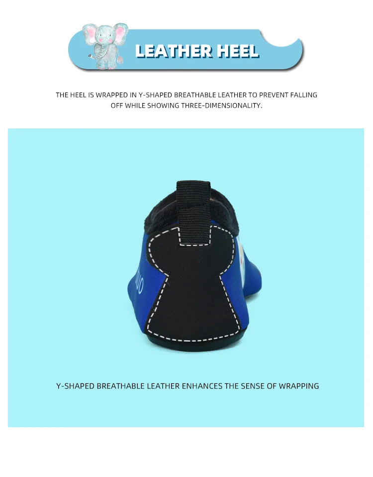 Quick-Dry Aqua Water Shoes for Kids - Lightweight Barefoot Beach Swimming Shoes for Boys & Girls