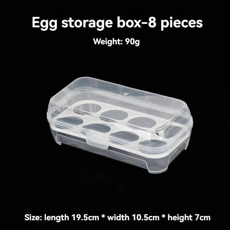Portable Camping Egg Storage Container - Shockproof Outdoor Egg Carrier Box with Shatterproof Protection for Travel and Home
