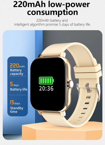 Sport Smart Watch - 1.83" Fitness Tracker with Bluetooth Call, Heart Rate Monitor, GPS & Health Tracking (Men & Women)
