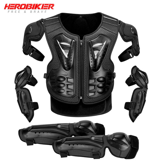 Men's Full Body Motorcycle Armor Jacket - Motocross Enduro Protective Equipment