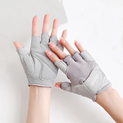 Lightweight Workout Gloves with Excellent Grip - Unisex - Weightlifting, Cycling, Exercise, Training, Fitness & Rowing
