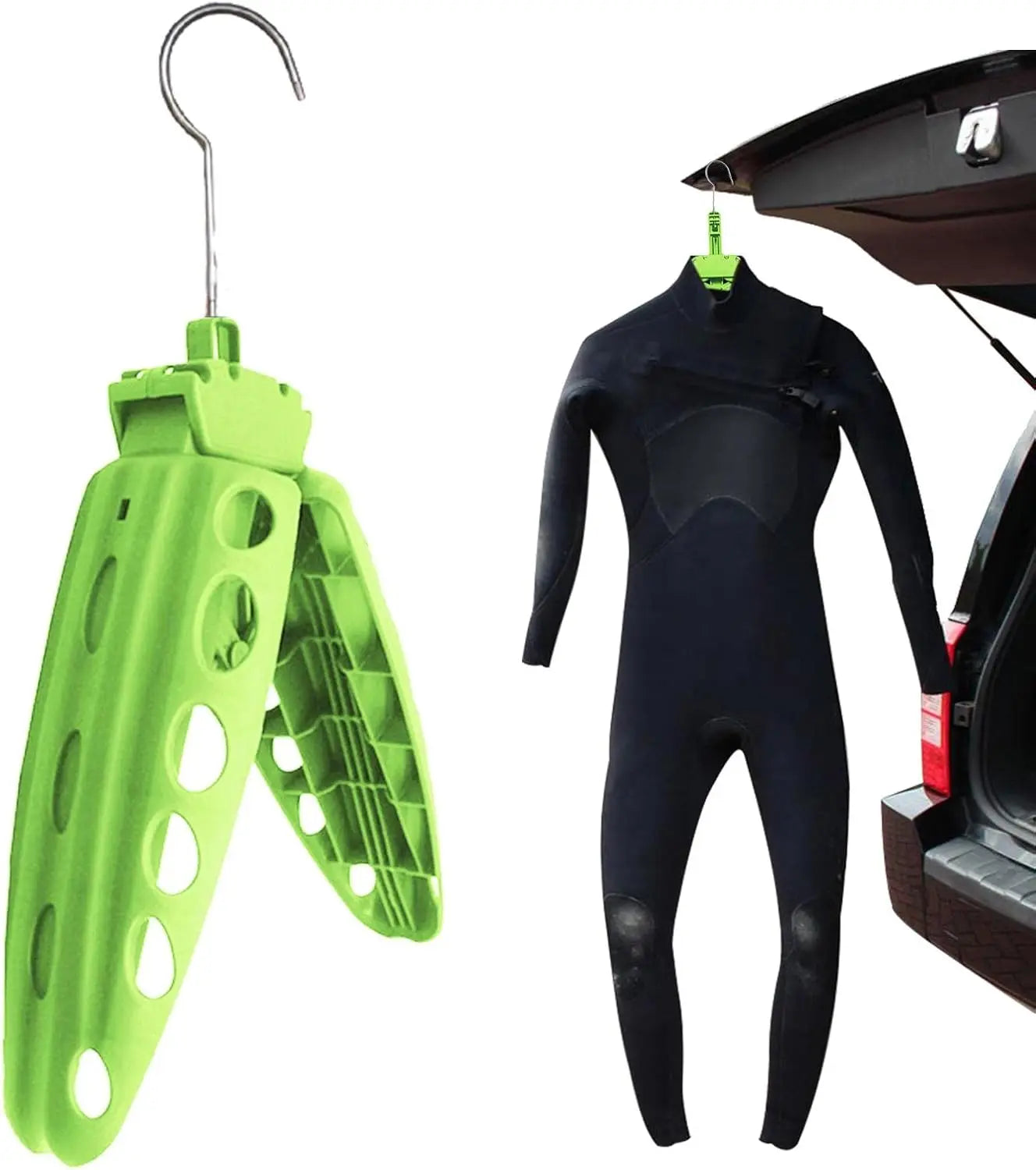 Foldable Wetsuit Hanger - Thickened Drying Rack for Diving and Surfing Gear (1/2/3-Pack Options)