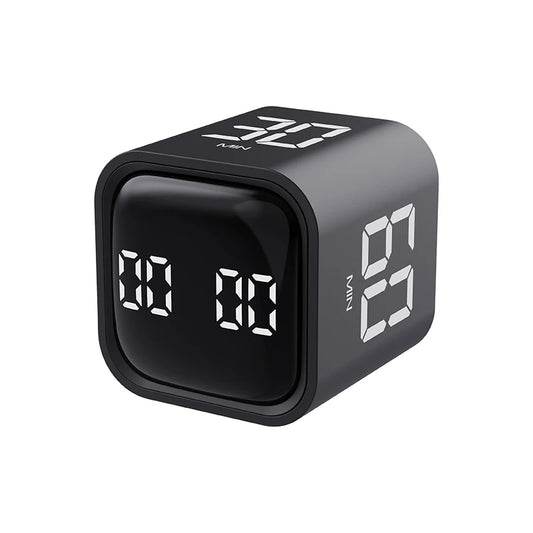 Digital Flip Timer with Vibration and Sound Alerts - 5-60 Minute Countdown