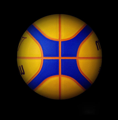 Official Competition Basketball Size 7 - PU Leather 3x3 Certified Standard Ball for Men's & Women's Training