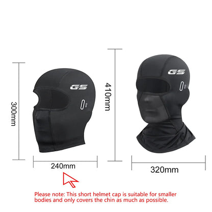 BMW R1200GS R1250GS Adventure Motorcycle Balaclava - Summer Cooling Cycling Cap with UV Sun Protection
