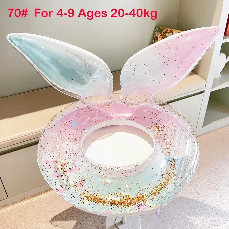 Kids Swimming Safety Vest - Inflatable Pool Float Ring with Arm Support for Children Water Play Equipment