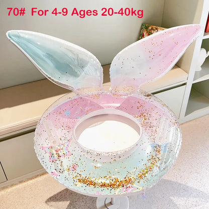 Kids Swimming Safety Vest - Inflatable Pool Float Ring with Arm Support for Children Water Play Equipment