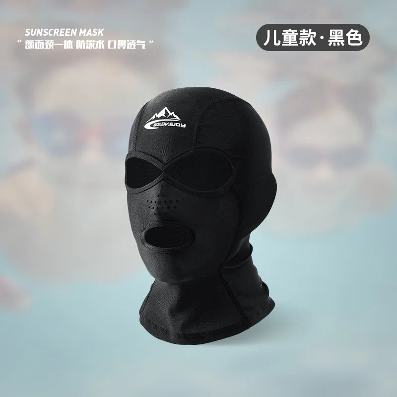 UV Protection Swimming Face Mask - Breathable Diving Cap for Men & Women Beach Sun Protection