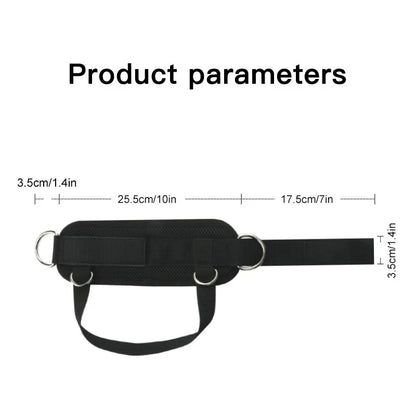 Premium Fitness Ankle Strap - Adjustable D-Ring Neoprene Cuff for Cable Machine Leg & Glute Workouts