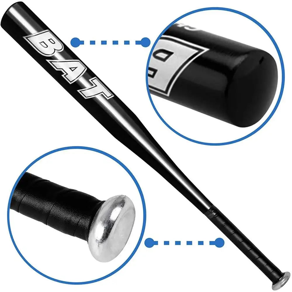 20-Inch Aluminum Alloy Baseball Bat with Softball Gloves - 4 Colors Available - Outdoor Sports & Self-Defense Equipment