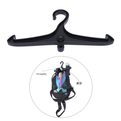 Folding Wetsuit Hanger - Scuba Diving Dry Suit Holder for Draining and Drying