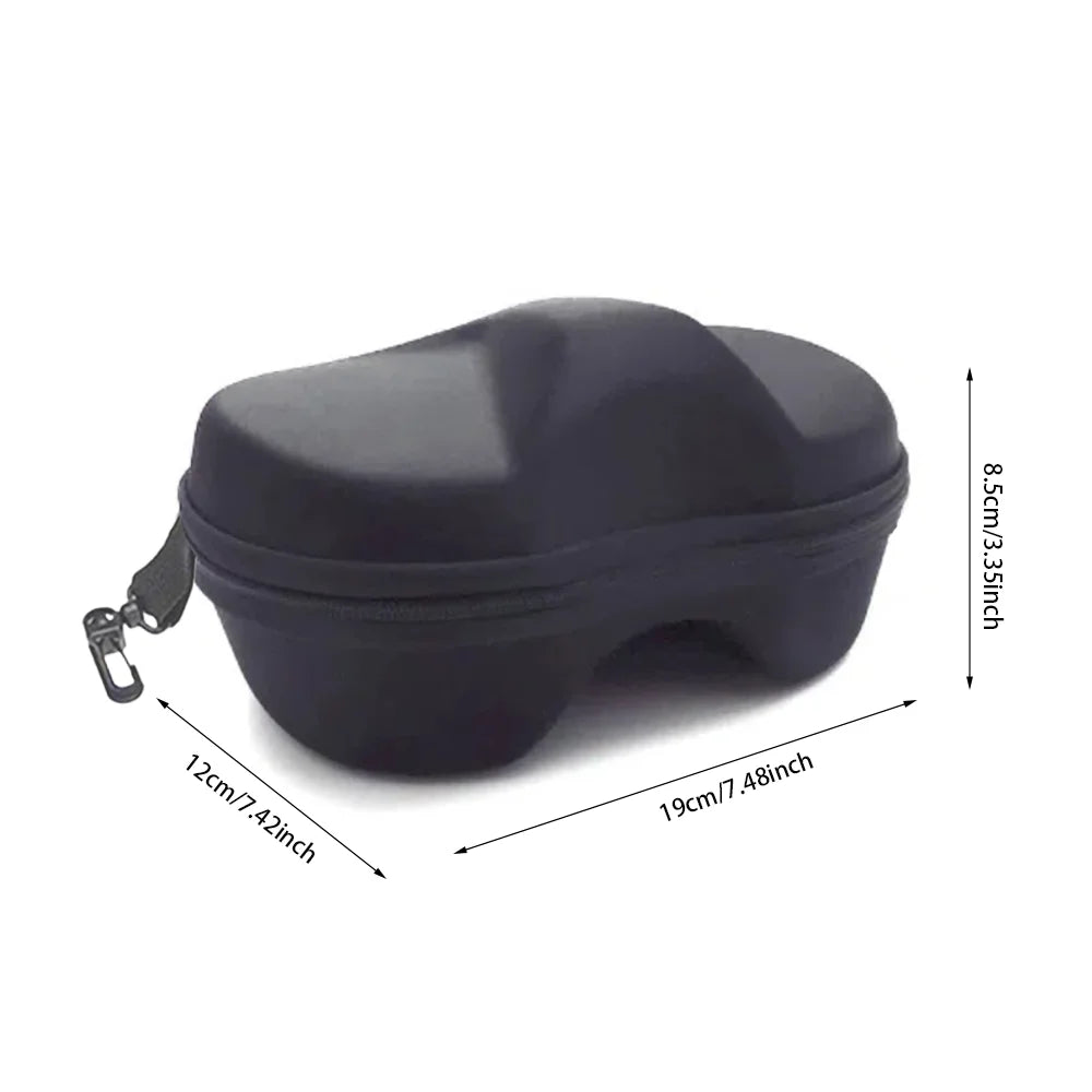 Professional Snorkeling Mask Set Tempered Glass Diving Goggles Foldable Dry Snorkel Tube Travel Case Anti-Fog Silicone