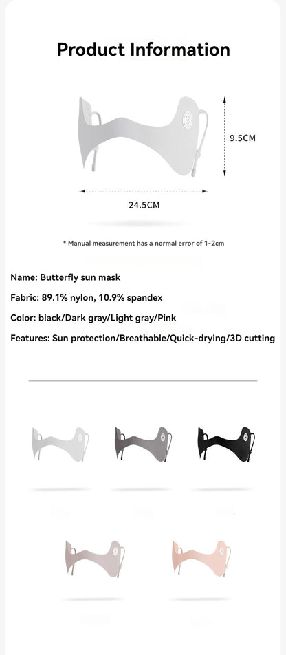 Unisex Punk Sun Protection Face Mask - Anti-UV Ice Silk Breathable Bandana for Cycling and Running