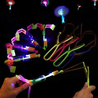 LED Light Arrow Rocket Helicopter Toy
