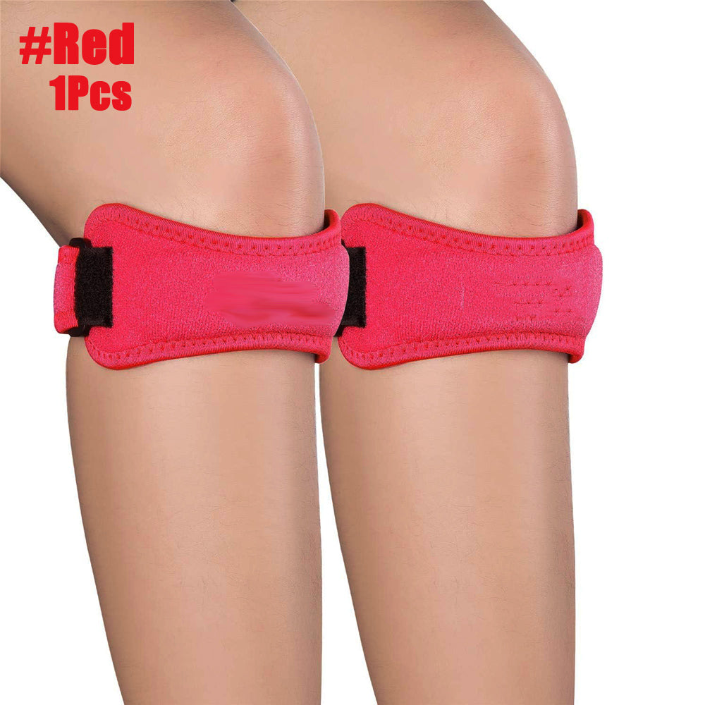 Adjustable Patella Knee Support Strap - Pain Relief for Running, Basketball & Sports