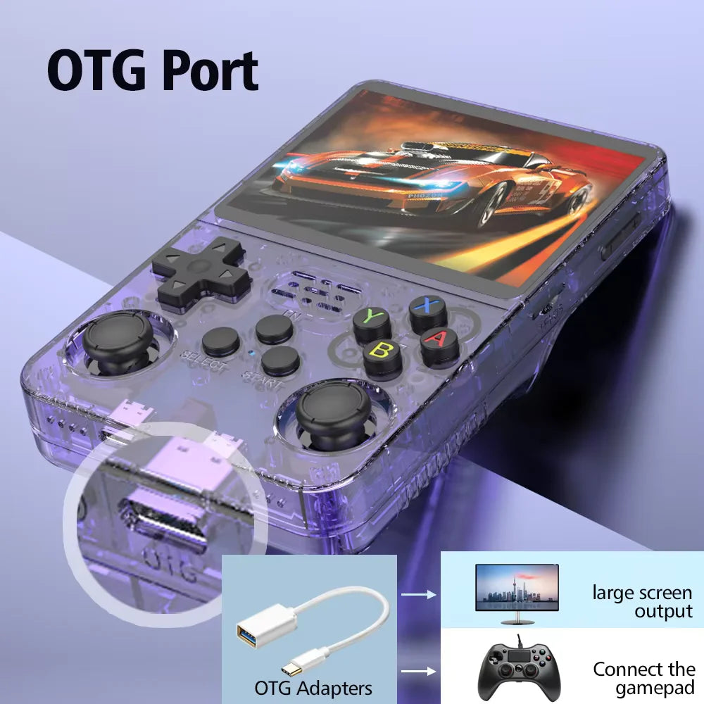 R36S Retro Handheld Game Console - 3.5'' IPS Screen - 15,000+ Classic Games - Linux Portable Gaming System
