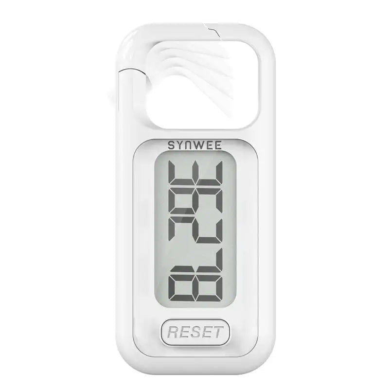 3D Pedometer for Walking with Large Display Accurate Simple Step Counter with Removable Clip and Lanyard for Men Women and Kids