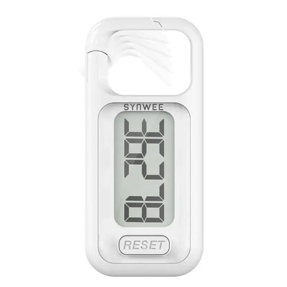 3D Pedometer for Walking with Large Display Accurate Simple Step Counter with Removable Clip and Lanyard for Men Women and Kids